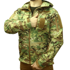 Куртка тактическая Soft Shell демисезонная размер L мультикам - изображение 4