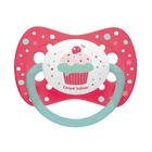 Пустушка силіконова симетрична 0-6м Cupcake рожева Canpol babies 23/282_pin