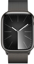 Smartwatch Apple Watch Series 9 GPS + Cellular 41mm Graphite Stainless Steel Case with Graphite Milanese Loop (MRJA3) - obraz 2