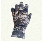 Тактические флисовые перчатки - Пиксель - р.L - изображение 3