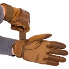 Перчатки тактические с закрытыми пальцами для военных ЗСУ SP-Sport BC-8797 размер M хаки - изображение 2