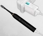 Ультразвукова зубна щітка Sonic Toothbrush X-3+4 насадки чорна