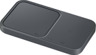 Бездротова зарядка Samsung Super Fast Wireless Charger Duo Pad 15W Dark Gray (EP-P5400BBEGEU) - зображення 3
