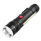 Фонарь Police T6-26+T6+COB, ЗУ micro USB
