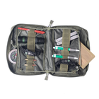 Тактический подсумок на рюкзак общего назначения горизонтальный Molle Черный - изображение 5