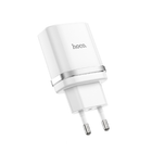Адаптер HOCO сетевой Smart FCP/AFC C12Q 1USB 3A 18W QC3.0 white