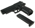 Страйкбольный пистолет Galaxy Sig Sauer 226 металл черный - изображение 1