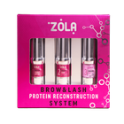 Набір для ламінування Brow&Lash Protein Reconstruction System Zola