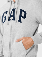 Толстовка на блискавці чоловіча GAP 851516-19 XL Сіра (1200027121750) - зображення 3