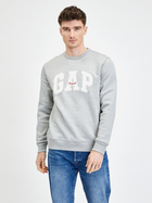 Bluza bez kaptura męska GAP 852079-35 S Szara (1200061531911) - obraz 5