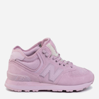 Підліткові черевики для дівчинки New Balance 574 NBWH574BF 37 (6.5US) 23.5 см Рожеві (193684068791) - зображення 1