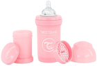 Пляшка для годування антиколікова Twistshake із силіконовою соскою 180 мл рожева (7350083122490) - зображення 1
