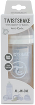 Butelka do karmienia antykolkowa Twistshake z silikonowym smoczkiem 260 ml biała (7350083120120) - obraz 7