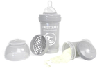 Пляшка для годування антиколікова Twistshake із силіконовою соскою 180 мл сіра (7350083122544) - зображення 4