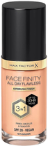 Podkład w płynie Max Factor Facefinity All Day Flawless 3 w 1 N75 Golden 30 ml (3616303999476) - obraz 1