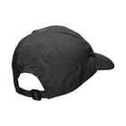 Бейсболка тактическая Mil-Tec CAP рип-стоп черная размер универсальный (12319002) - изображение 3
