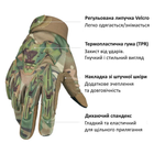 Перчатки Тактические с Пальцами Порезозащитные Противоскользящие ClefersTac Fury размер XL - Мультикам (60230781XL) - изображение 3