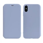 Чехол книга HOCO Colorful series liquid silicone для iPhone XS Max TPU Purple