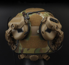 Крепление адаптер на каске шлем HD-ACC-08 Tan для наушников Peltor/Earmor/Howard (Чебурашка) - изображение 5