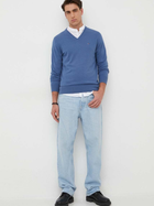 Пуловер чоловічий Tommy Hilfiger Regular Fit MW0MW22349 2XL Синій (8720643110660) - зображення 3