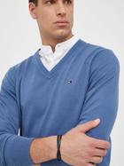 Пуловер чоловічий Tommy Hilfiger Regular Fit MW0MW22349 2XL Синій (8720643110660) - зображення 4