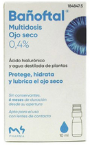 Капли для глаз Banoftal Dry Eye Multidose 10 мл (8437010164163) - изображение 1