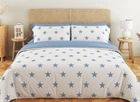 Комплект постельного белья ТЕП Soft dreams Morning Star Blue (Утренняя звезда голубая) двуспальный 175х210