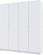 Шкаф для одежды Doros комплект Промо Белый / Белый 2+2 ДСП 180х48х204 см (42005008)