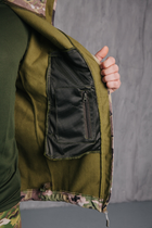 Куртка мужская Водонепроницаемая тактическая Soft shell мультикам (на молнии с капюшоном) Мультикам M - изображение 3