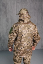 Водонепроницаемая Куртка пиксель мужская тактическая Soft shell демисезонная (на молнии с капюшоном) 2XL - изображение 5