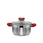 Кастрюля из нержавеющей стали Zauberg 1.9 л ZB-1.9 CR RED