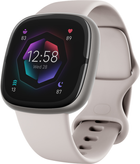 Smartwatch Fitbit Sense 2 Lunar White/Platinum (FB521SRWT) - obraz 1