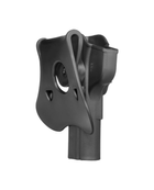 Тактична пластикова кобура Amomax для пістолета Токарєва ТТ. Колір: Чорний, AM-T33 - зображення 9