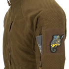 Кофта Alpha Tactical Jacket - Grid Fleece Helikon-Tex Койот XXL - зображення 5