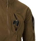 Кофта Alpha Tactical Jacket - Grid Fleece Helikon-Tex Койот XXL - зображення 6