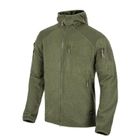 Кофта Alpha Hoodie Tactical Jacket - Grid Fleece Helikon-Tex Олива M - зображення 1