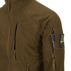 Кофта Alpha Tactical Jacket - Grid Fleece Helikon-Tex Койот XXXL - зображення 7