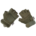 Рукавички тактичні MFH Tactical Gloves Pro Fingerless Olive XL - изображение 1