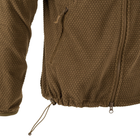 Кофта Alpha Hoodie Tactical Jacket - Grid Fleece Helikon-Tex Coyote XXL - изображение 6