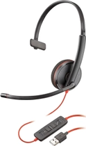 Słuchawki Plantronics Poly Blackwire C3210 USB-A (209744-201 / 209744-22) - obraz 1