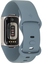 Смарт-браслет Fitbit Charge 5 Platinum/Mineral Blue (FB421SRBU) - зображення 4