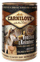 Влажный корм для собак Carnilove Dog k с северным оленем