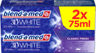 Pasta do zębów Blend-a-med 3D White Classic Fresh 2x75 ml (8006540792940) - obraz 1