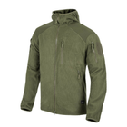 Кофта Alpha Hoodie Tactical Jacket - Grid Fleece Helikon-Tex Olive Green XL - изображение 1