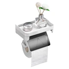 Держатель туалетной бумаги из пластика MENON XS-387 White