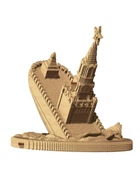 3D Пазл Картонный Cartonic Военный корабль ВСЕ 100 деталей