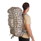 Рюкзак тактический полевой износостойкий для силовых структур AOKALI Outdoor A21 65L Camouflage ACU TR_5363-57314 - изображение 4