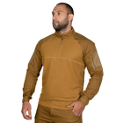Рубашка боевая тактическая полевая износостойкая рубашка для силовых структур 7180(M) койот TR_7180(M) - изображение 1