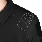 Поло футболка женская тактическая полевая универсальная для силовых структур Camotec 7179(XXL) Черный TR_7179(XXL) - изображение 5