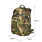 Рюкзак тактичний зносостійкий польовий для силових структур AOKALI Y003 20-35L Camouflage Green TR_6772-63076 - зображення 7